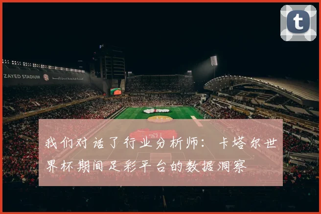 我们对话了行业分析师：卡塔尔世界杯期间足彩平台的数据洞察