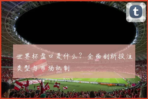 世界杯盘口是什么？全面剖析投注类型与市场机制